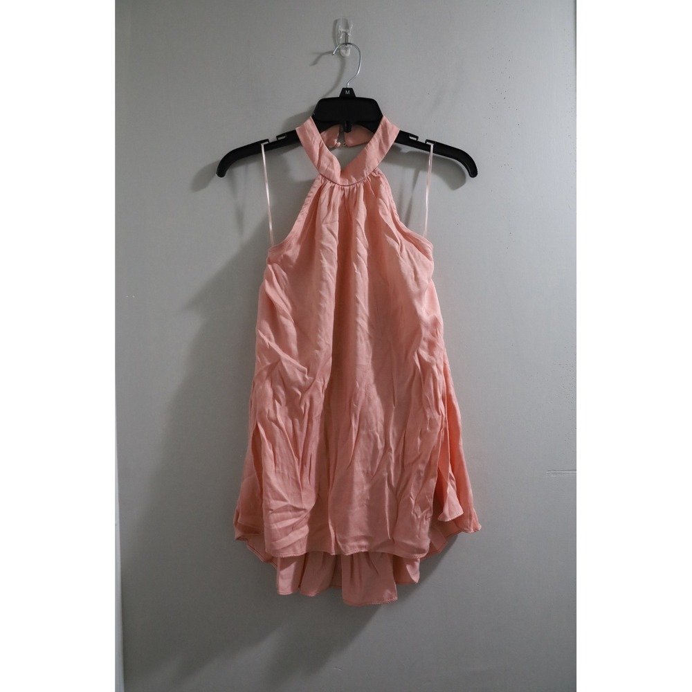Petal + Pup Halter Top Sleeveless Blush Pink High Low Women's Size‎ 4
